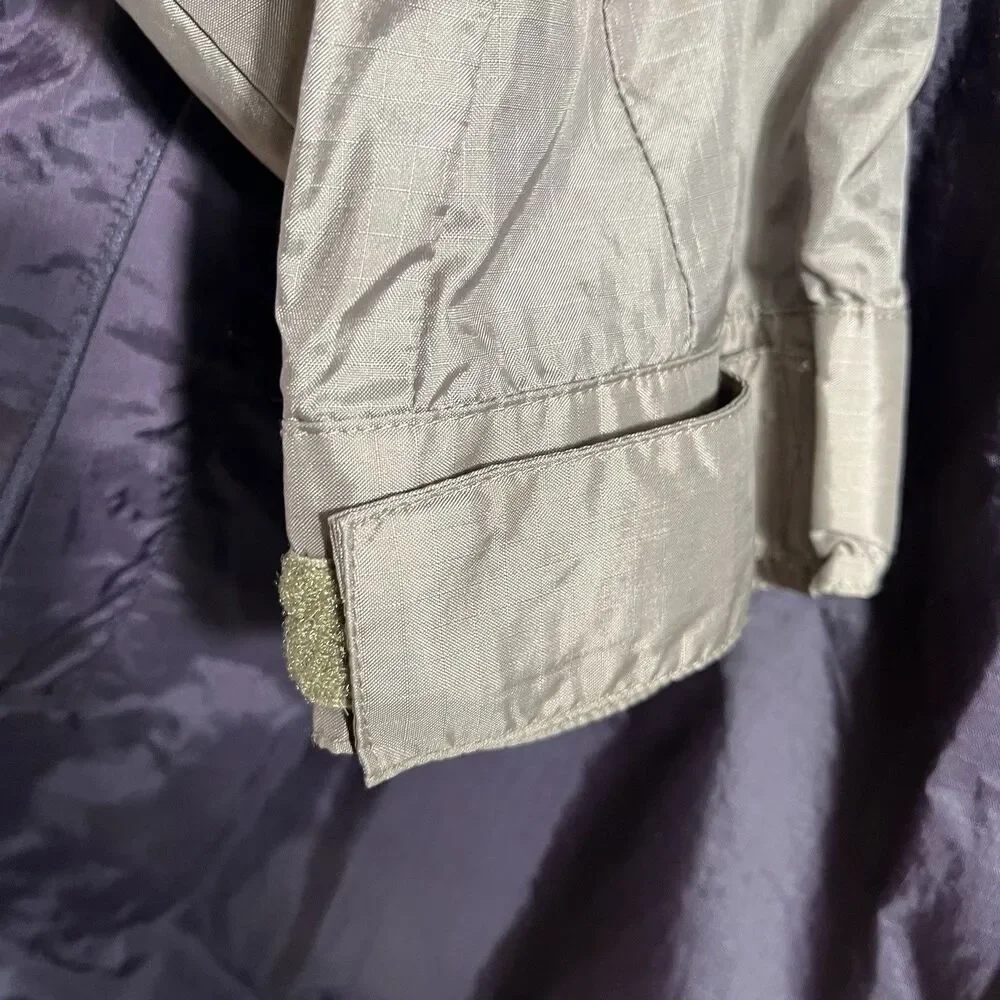 Exofficio Soft Shell Waterproof Guide Jacket Ripstop Snap Hooded Vented XL *READ